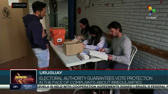 Uruguay, electoral authorities guarantee protection of votes amid irregularities