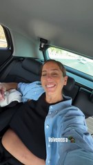 La felicidad de Anabel Pantoja tras recibir el alta hospitalaria un dolo día después del parto