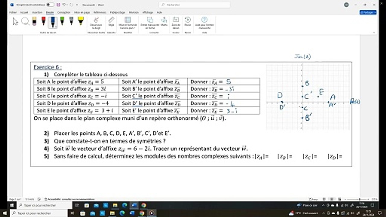 Correction exercice 6 - TSTI2D (avec sons)