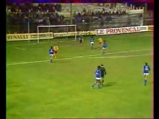 BASTIA  - LENS  - 1981 - SAISON  1980/1981 -