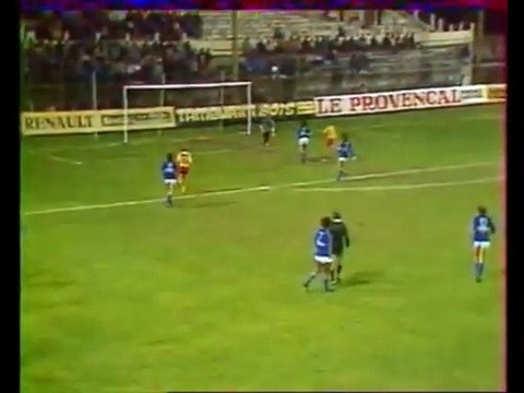 BASTIA - LENS - 1981 - SAISON 1980/1981 -