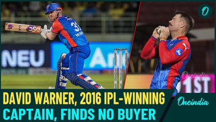 IPL Auction 2025 SHOCKER: Veteran Australian Batter David Warner Goes Unsold