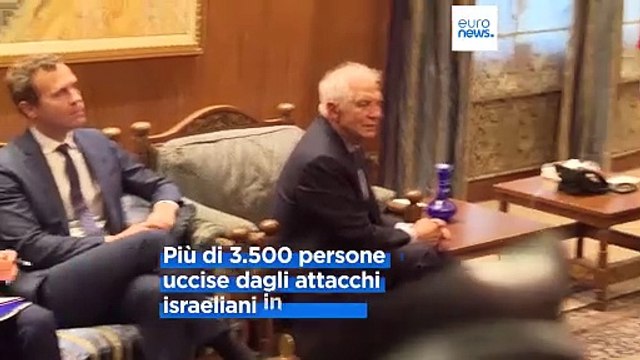 Borrell in Libano: Il governo faccia pressione sia su Hezbollah che su Israele