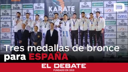 España acaba con tres medallas de bronce en la Copa del Mundo de Kárate