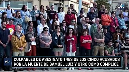 Culpables de asesinato tres de los cinco acusados por la muerte de Samuel Luiz y otro como cómplice