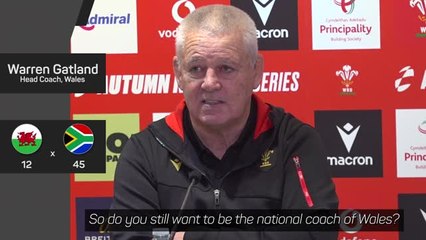 'I'm only human' - Gatland sweating on Wales future
