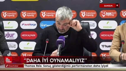 Thomas Reis: Sonuç gösterdiğimiz performanstan daha iyiydi