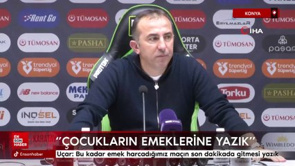 Recep Uçar: Maç değerlendirmesi yapası gelmiyor insanın