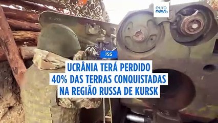 Ucrânia terá perdido 40% das terras conquistadas na região russa de Kursk