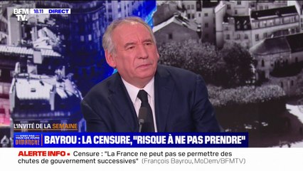 François Bayrou (MoDem): l'entreprise "n'est pas un contribuable comme les autres"
