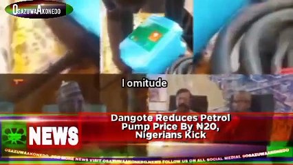 Dangote Reduces Petrol Pump Price By ₦20, Nigerians Kick