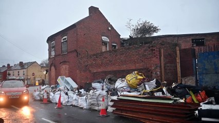 Crazy fly tipping in Birchills, Walsall.
