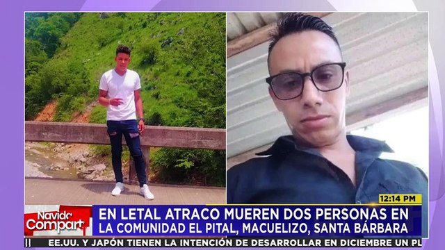 Por robarles las motos asesinan a dos jóvenes en Macuelizo, Santa Bárbara