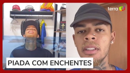 Humorista tem shows cancelados no RS após fazer piada sobre enchente