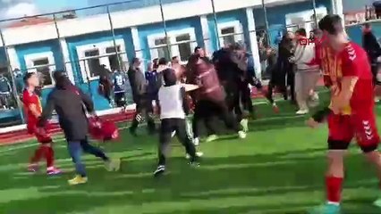 Bölgesel Amatör Lig maçı sonrası kavga