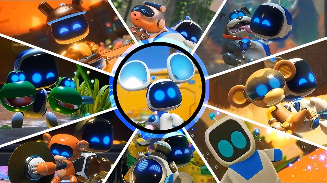 Astro Bot All Power-Ups & Transformations (PS5) - video Dailymotion