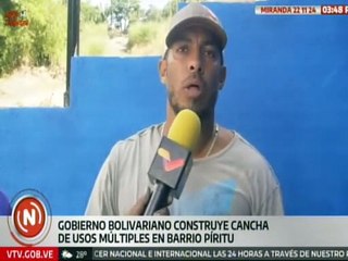 Miranda | Gobierno nacional recupera espacio deportivos en el Barrio Píritu de Petare