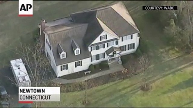 Sandy Hook: (Raw) Aerial of Lanza Home