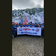 Eğitim-İş üyesi öğretmenlerden 24 Kasım'da Çayırhan madencilerine ziyaret