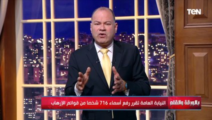 الديهي : بعد رفع أسماء 716 شخصا من قوائم الإرهاب الدولة تفتح ذراعيها والدور الأكبر عليهم