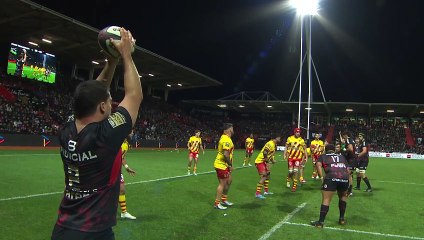 TOP 14 - Essai de Guillaume CRAMONT (ST) - Stade Toulousain - USA Perpignan