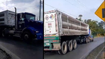 ¡Qué tranquilos! Que ya el camión de EPM va con el gas para Sonsón