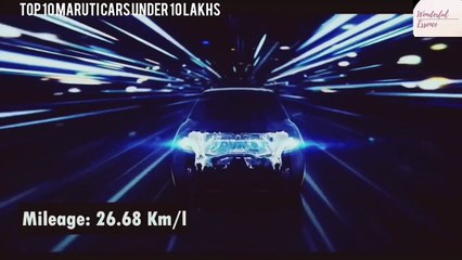 Top 10 Maruti Cars under 10 lakhs