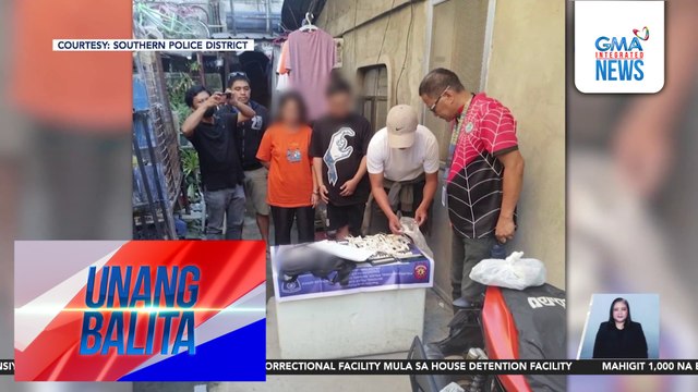 2, arestado matapos mahulihan ng marijuana oil na nakalagay sa mga disposable vape at cartridges; tumangging magsalita | Unang Balita
