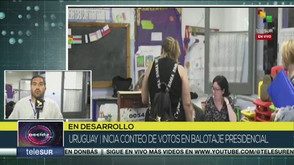 Comienza el conteo de votos en el balotaje presidencial de Uruguay