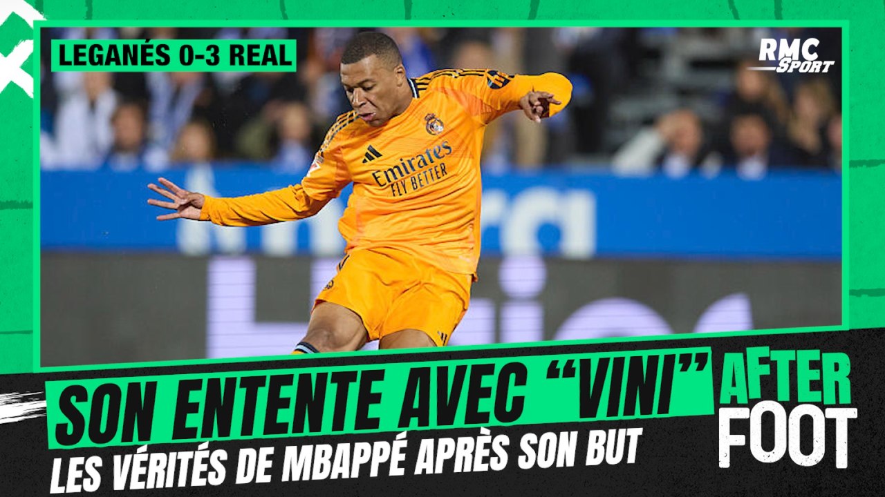 Leganés 0-3 Real Madrid :"J'ai de très bonnes relations avec Vinicius" affirme Mbappé après son but
