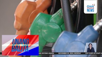 Presyo ng diesel at gasolina, nakaambang tumaas | Unang Balita