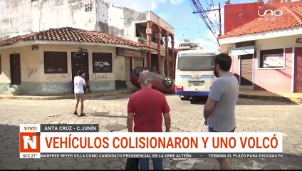 Vehículos colisionaron
