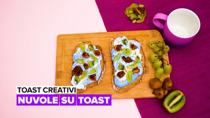 Toast creativi: Nuvole su toast