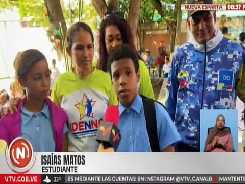 Nueva Esparta | Idenna organiza actividades recreativas y educativas en el municipio Mariño