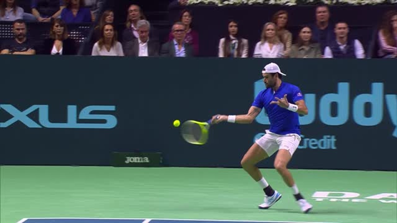 Dominant Italy and Sinner retain Davis Cup
