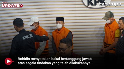 Rohidin Mersyah Janji akan Kooperatif Usai Jadi Tersangka KPK