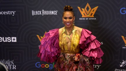 Princess Sarah Culberson "Heirs Of Afrika 7th Annual International Women of Power Awards" Purple Carpet