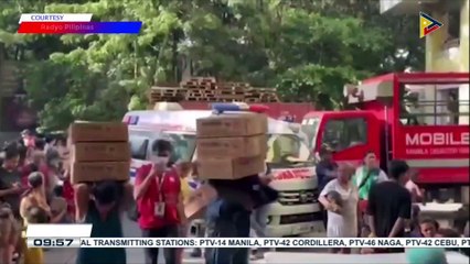 DSWD, patuloy ang pagbibigay ng tulong sa mga nasunygan sa Tondo, Maynila
