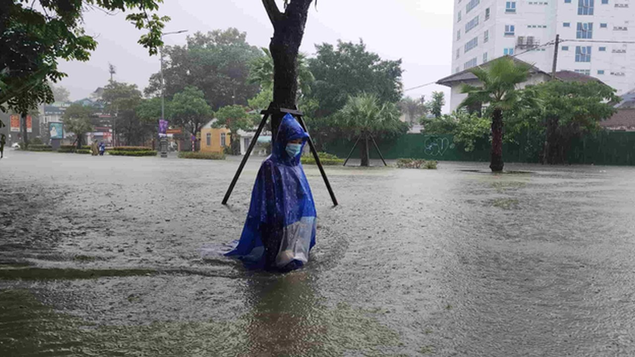 Thừa Thiên Huế ngập úng nhiều khu vực