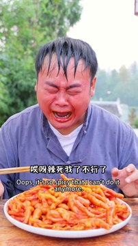 Ermao thinks that even the spicy meat skewers are not spicy🔥 _ songsong an_Full-HD_60fps