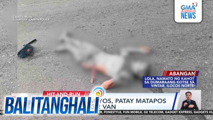 Lalaking 75-anyos, patay matapos mabundol ng 2 van | Balitanghali