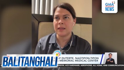 Mga tagasuporta ni VP Duterte, nagtipon-tipon sa labas ng Veterans Memorial Medical Center | Balitanghali