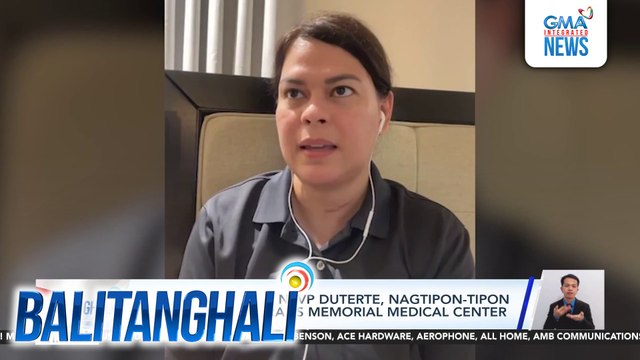 Mga tagasuporta ni VP Duterte, nagtipon-tipon sa labas ng Veterans Memorial Medical Center | Balitanghali