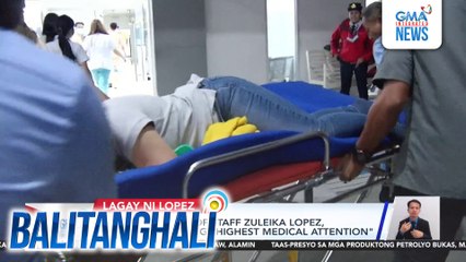 VMMC - OVP Chief of Staff Zuleika Lopez, nakatanggap ng "highest medical attention" | Balitanghali