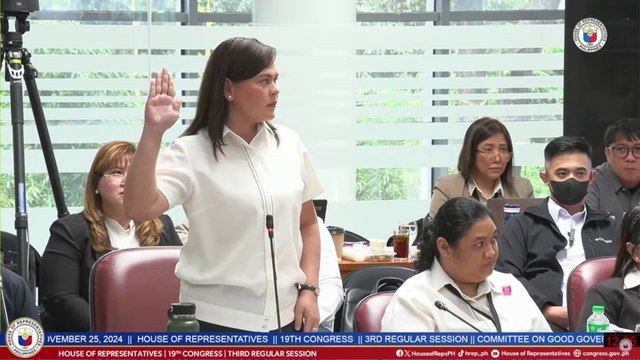 VP Sara Duterte takes oath at House hearing on OVP and DepEd budget | GMA Integrated News