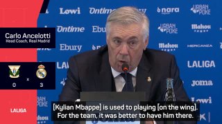 Mbappe 'did a very good job' - Ancelotti after win over Leganes