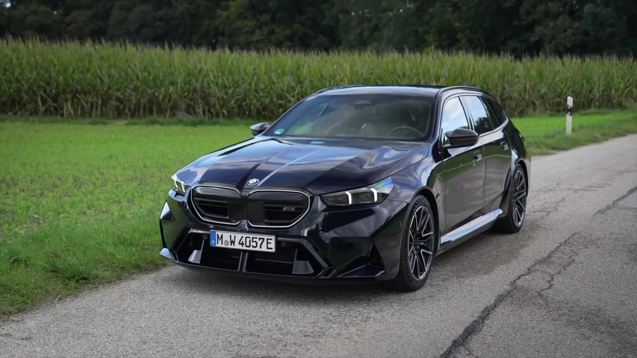 The all-new BMW M5 Touring Design Preview in Carbon Black
