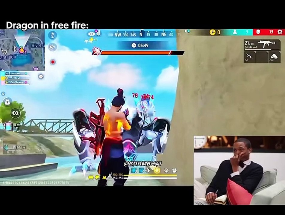Free Fire Dragon kill