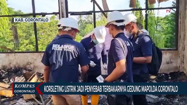 Beban Listrik Berlebihan Hingga Korsleting Jadi Penyebab Terbakarnya Gedung Mapolda Gorontalo