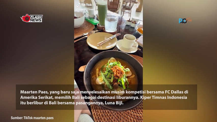 Aktivitas Maarten Paes Liburan ke Bali, Nyanyi 'Tak Gendong' Hingga Ajak Pacar Nyobain Bubur Ayam